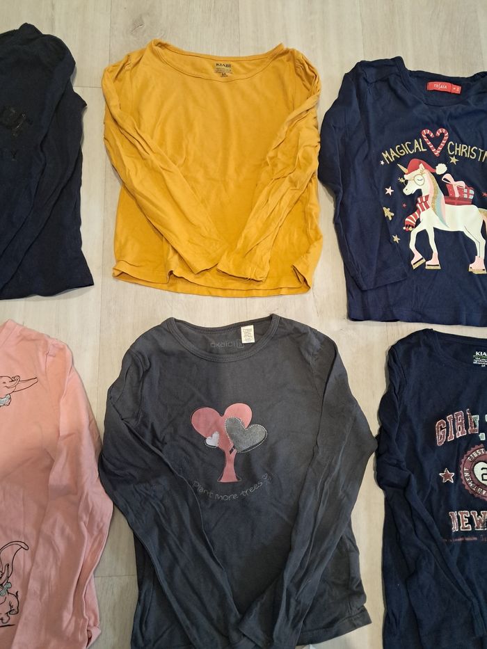 Lot de t shirts manches longues fille 6ans neufs - photo numéro 8