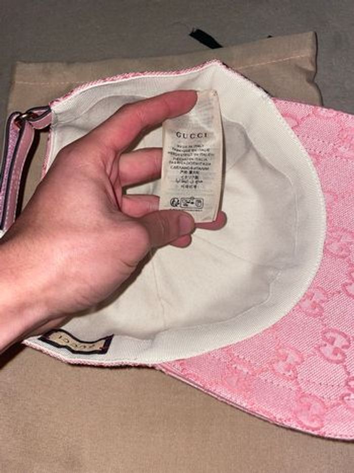 Casquette Gucci Dubai rose neuve - photo numéro 3