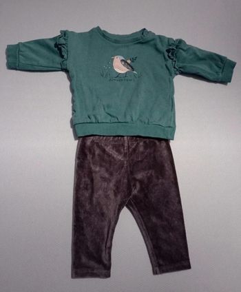 Ensemble caleçon et sweat 6 mois