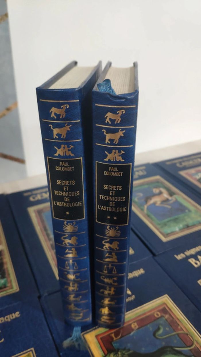 Lot 14 livres astrologie secrets techniques Colombet signes zodiaque Curcio - photo numéro 2