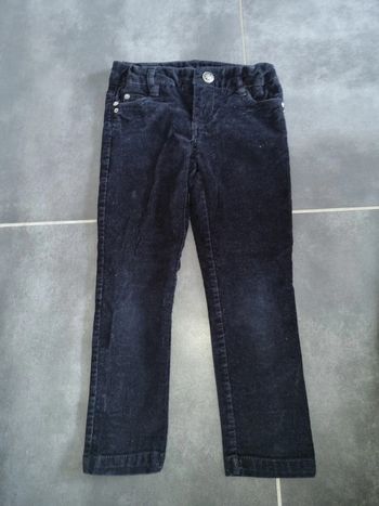 Pantalon velours slim Zara 3/4 ans