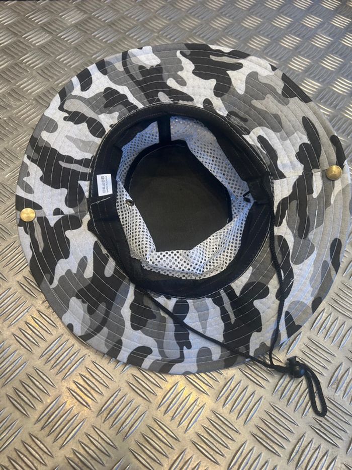 chapeau camouflage maille respirante pêche chasse randonnée jungle camping militaire - photo numéro 4