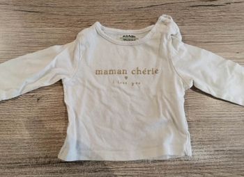 Lot de 6 tchirt en  1 mois