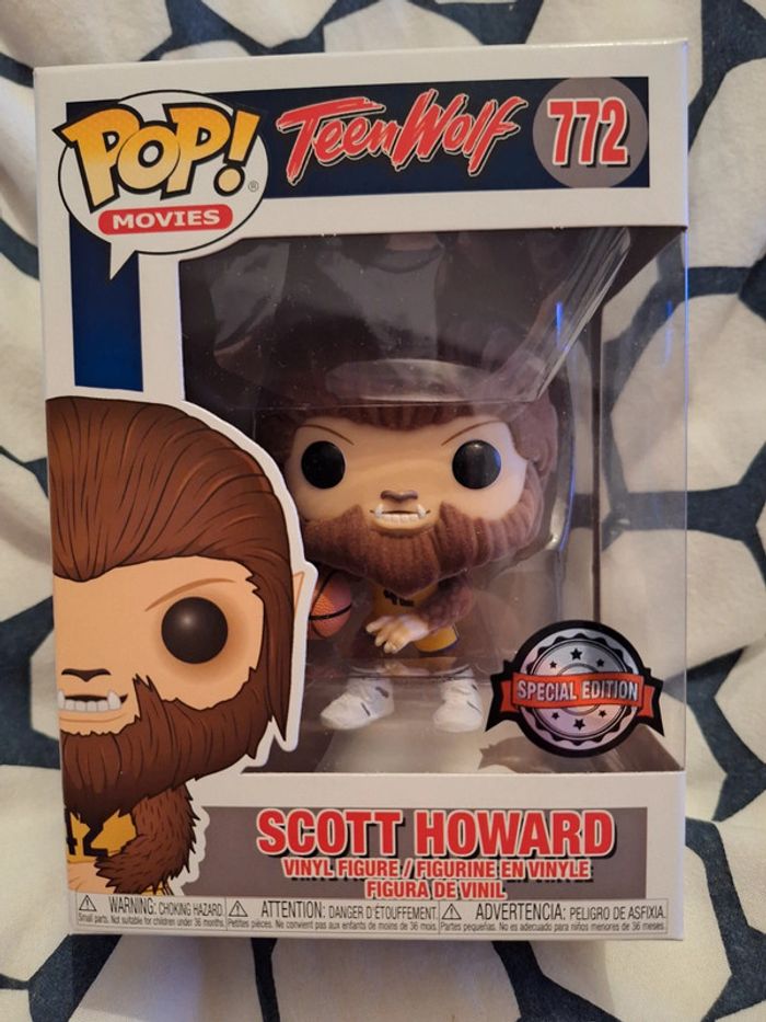 Funko pop teenwolf scott howard 772 flocked