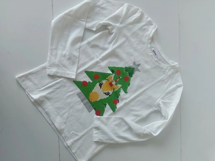 Tee-shirt Noël 🎅  manche longue 8 ans