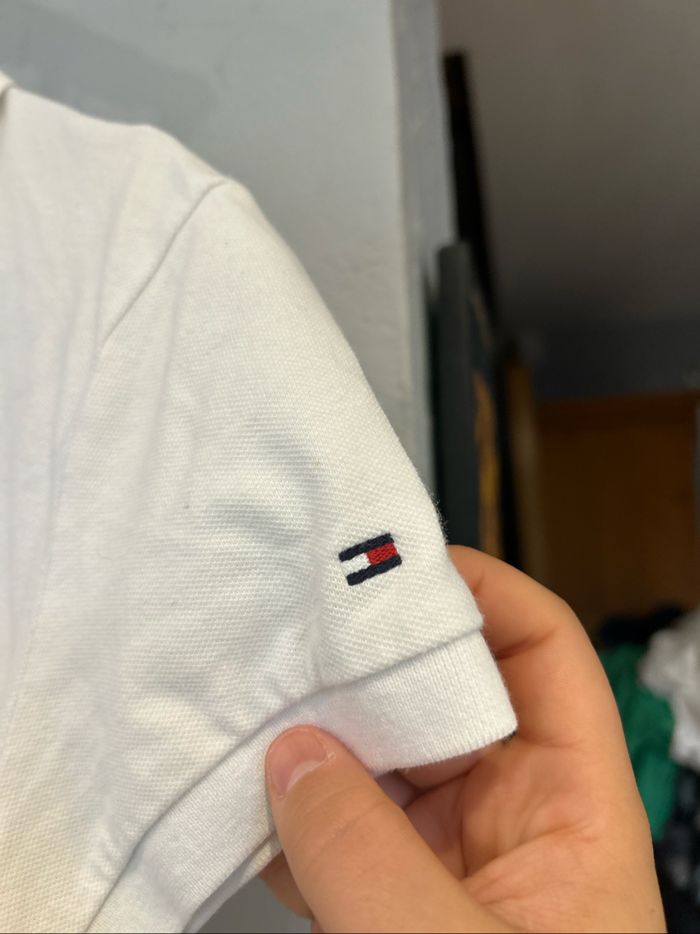 Polo blanc Tommy Hilfiger M - photo numéro 4