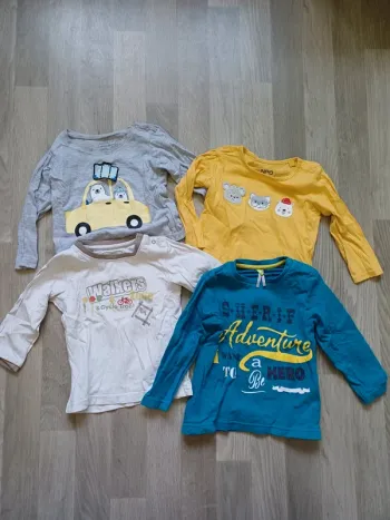 Lot tshirts manches longues
