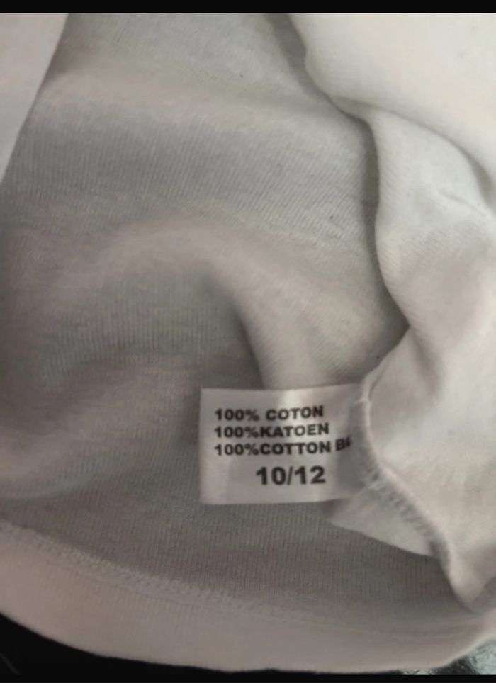 Lot de deux maillots de corps 10-12 Ans - photo numéro 5