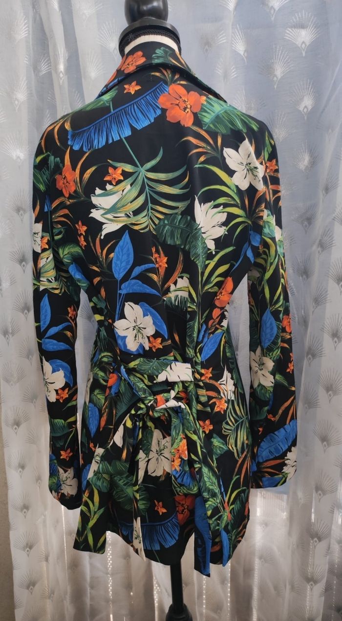 Kimono imprimée végétaux taille M - photo numéro 4