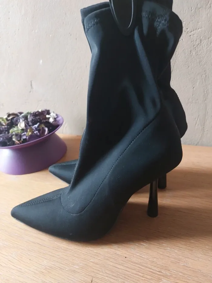 Bottines talons noir