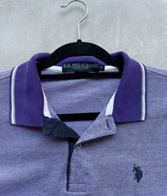 Magnifique polo violet homme S - photo numéro 3