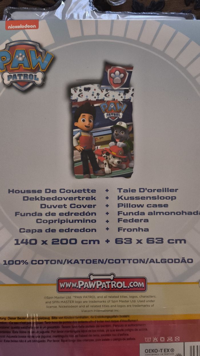 Parure lit Pat patrouille En Coton - photo numéro 5