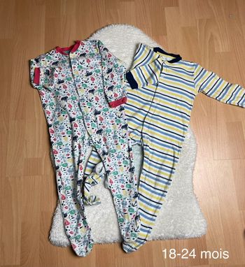 🩸 Lot grenouillère garcon primark 18-24 mois en TBE 🩸