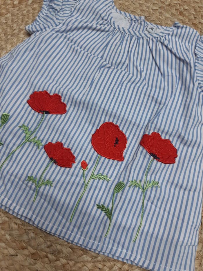 Tunique rayé 3 mois - photo numéro 3