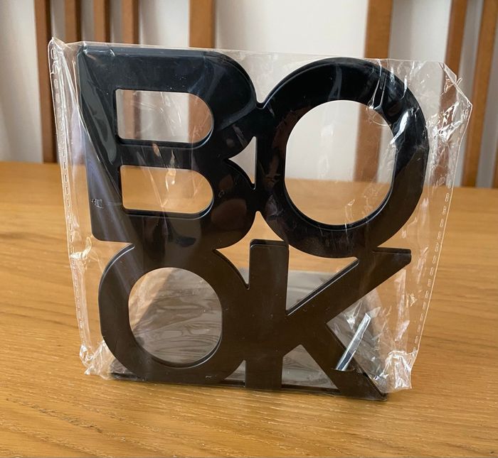 NEUF Serre-livres métal noir Book - photo numéro 2