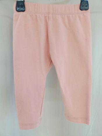 Legging Kiabi rose pâle 9 mois