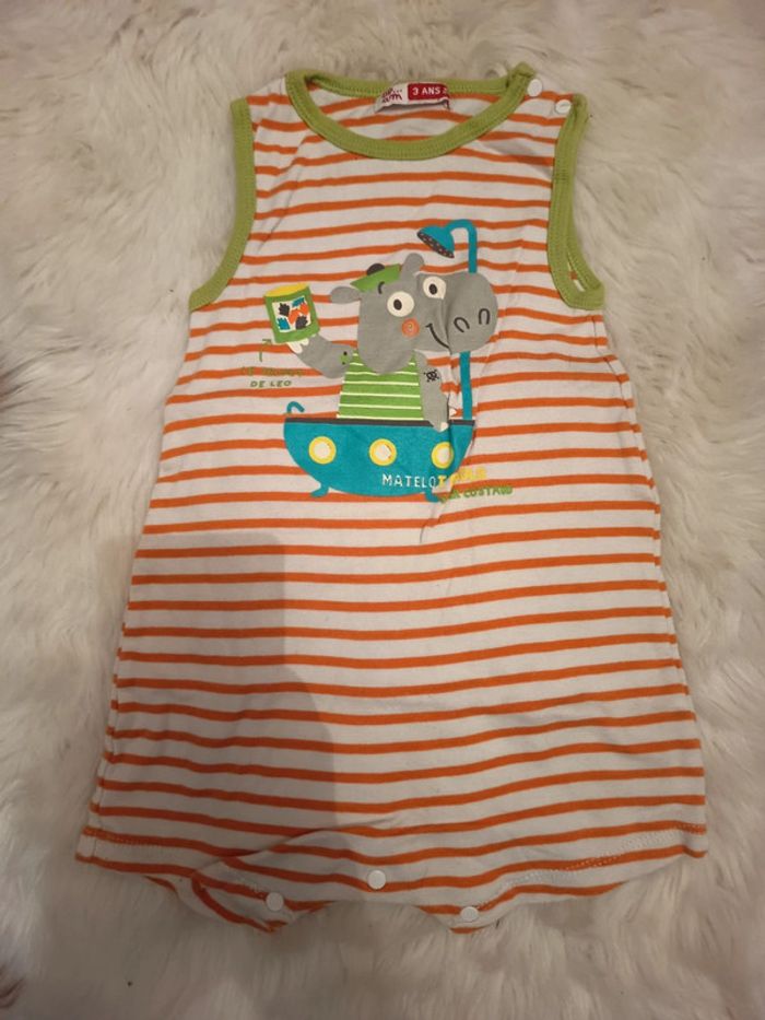 Combi short 3 ans