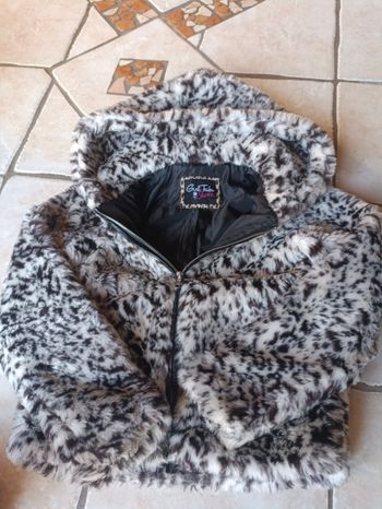 Veste fourrure fille