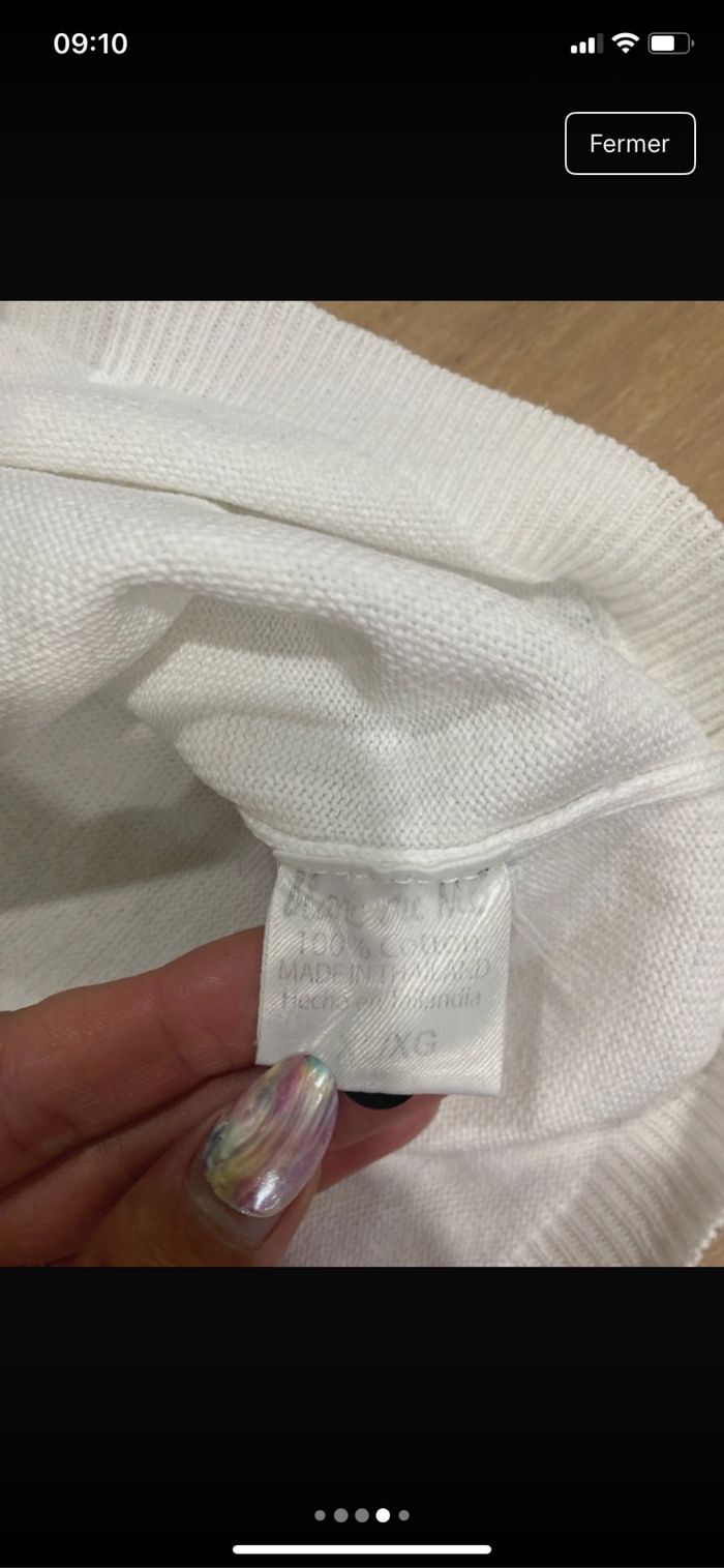 Pull blanc du Nil - photo numéro 4
