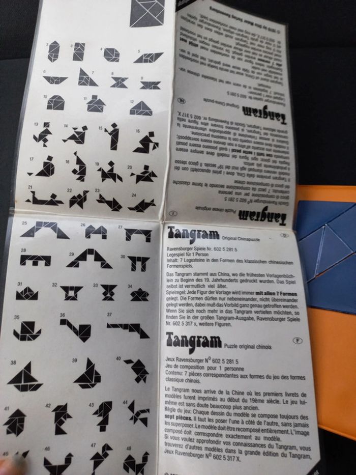 Tangram magnétique vintage 1978 ravensburger - photo numéro 6