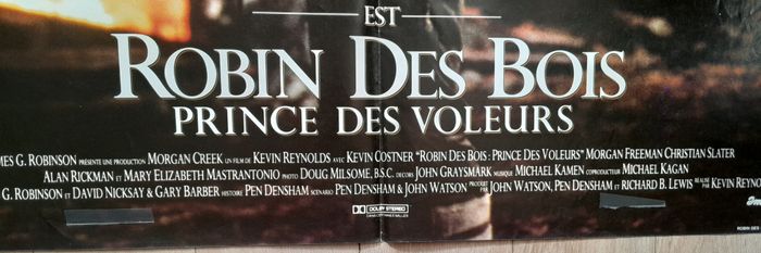 Grande affiche film cinéma Kevin Costner est Robin des bois prince des voleurs - photo numéro 2