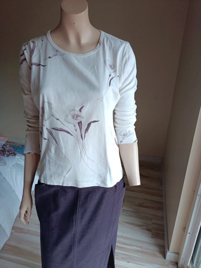 Ensemble femme jupe et tee shirt manche longue - photo numéro 7