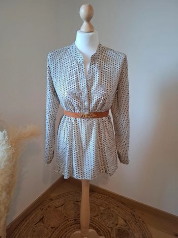 Blouse chic fluide à motifs Vic Via taille S 36