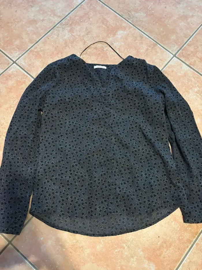 Blouse camaïeu à cœur