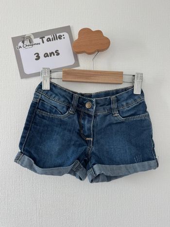 Short en jean - taille 3 ans 🌸