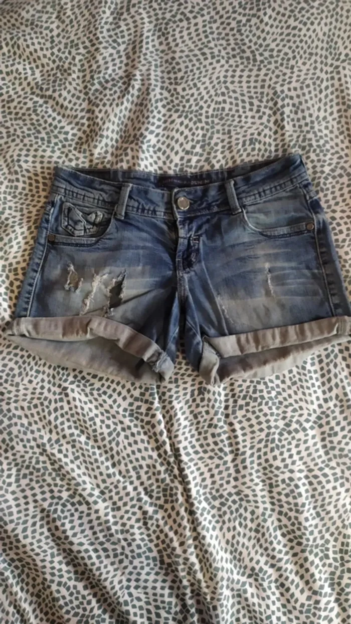 Short en jean femme