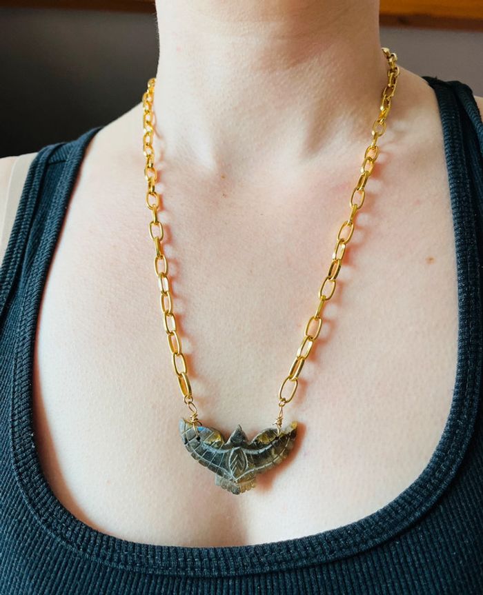 Sautoir phœnix Labradorite - photo numéro 6
