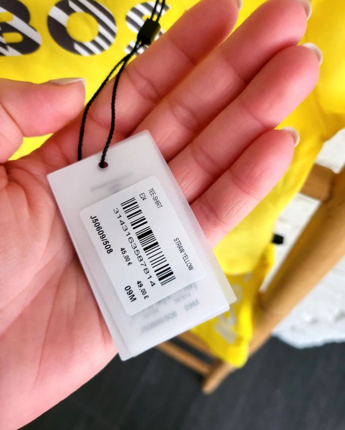 T-shirt et maillot de bain BOSS jaune  boss taille 9 mois neuf - photo numéro 15