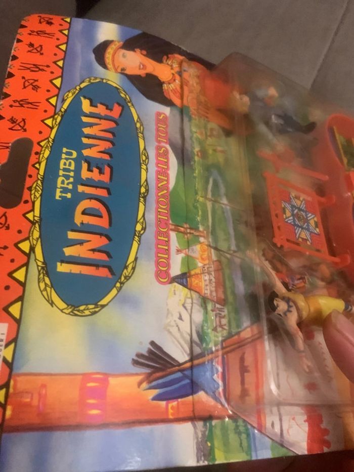 Jouet vintage et rare Tribu indienne pari jouet - photo numéro 4