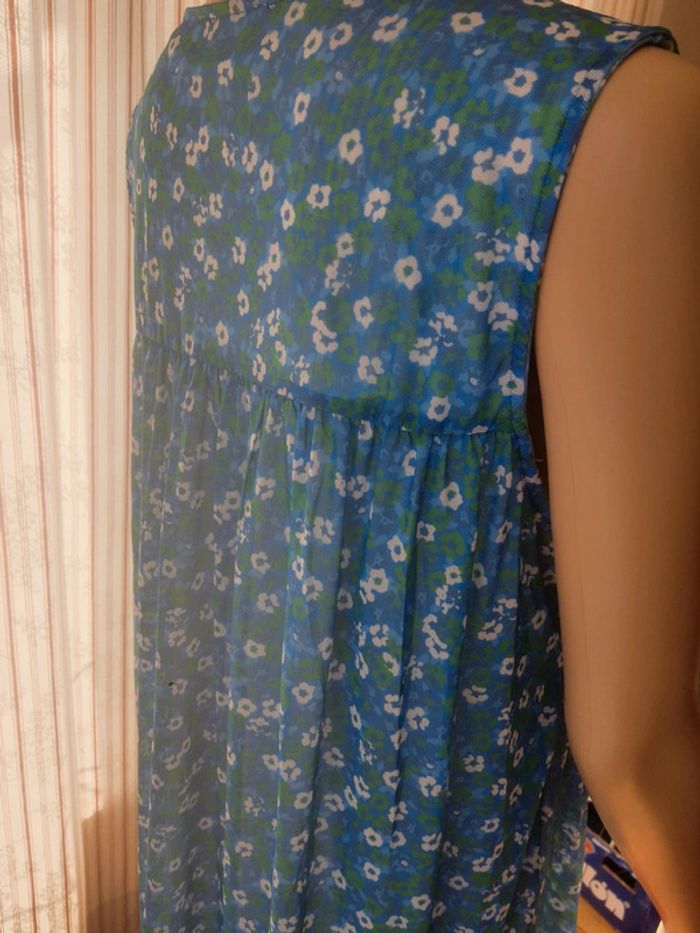 Robe Bel & Bo bleue flories taille 40 - photo numéro 7