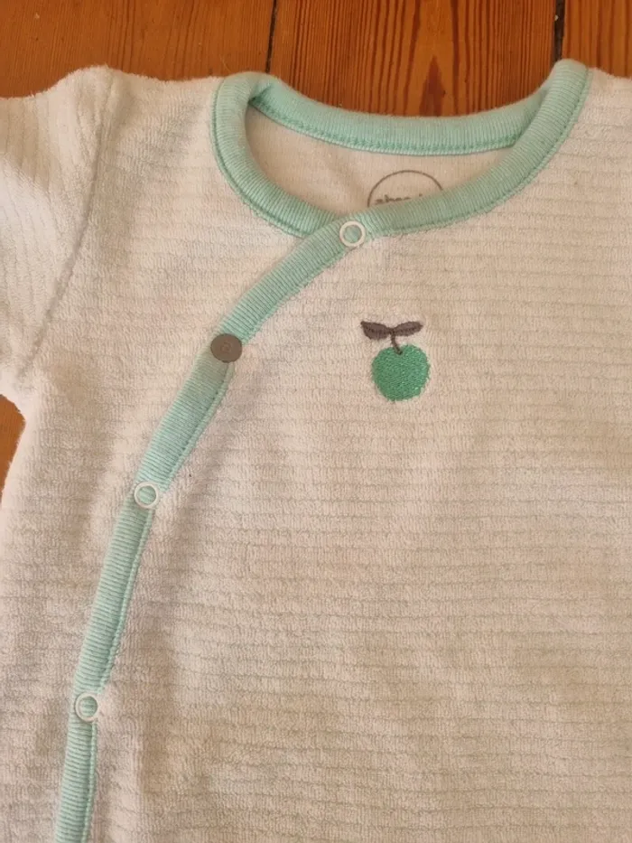 Pyjama pomme 🍎  verte - photo numéro 2