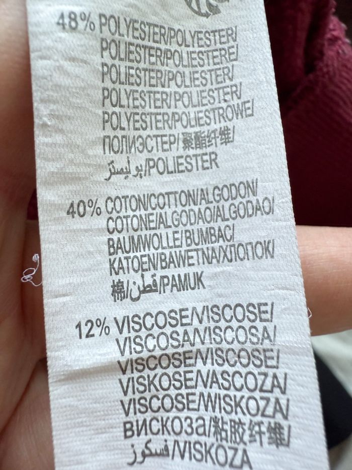 Sweat-shirt à capuche bordeaux kiabi taille 34 XS - photo numéro 5