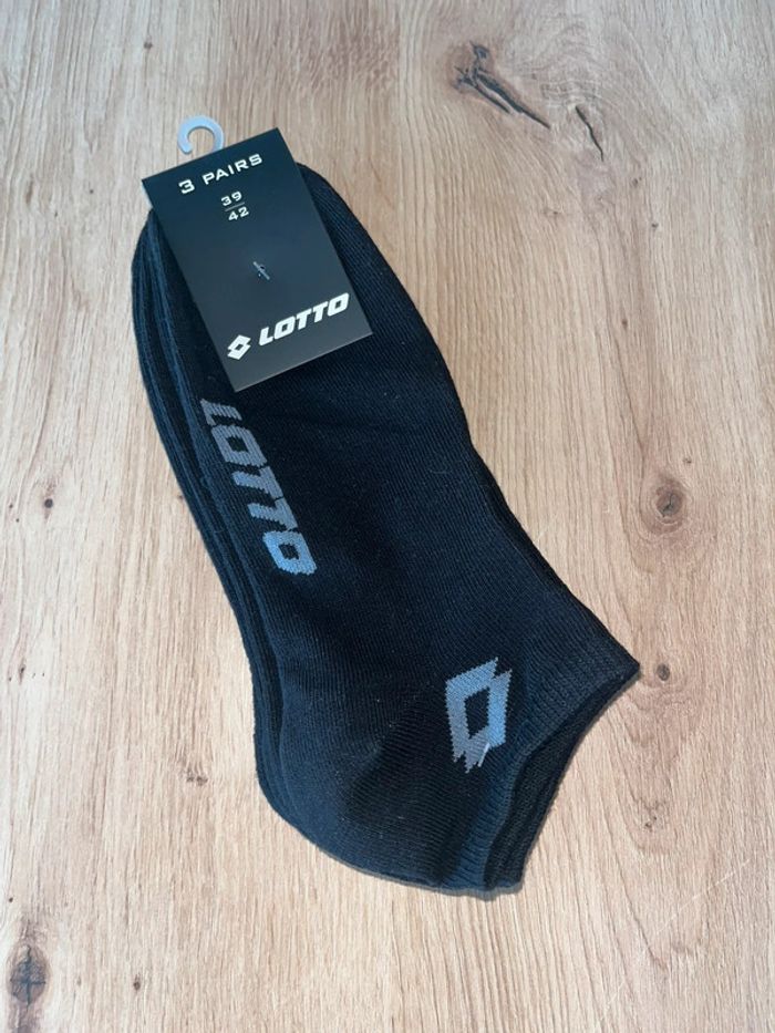 Lot de 3 paires de chaussettes, Lotto , Taille 39-42 , Neuves , Unisex