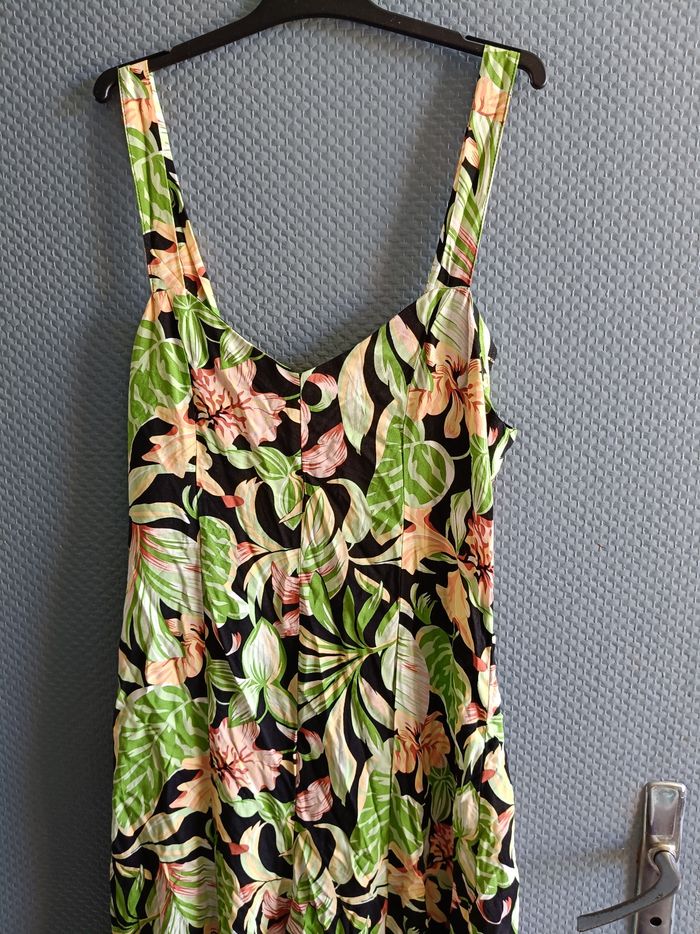 Robe longue tropicale à bretelles – Taille 3 (Popo England) - photo numéro 2