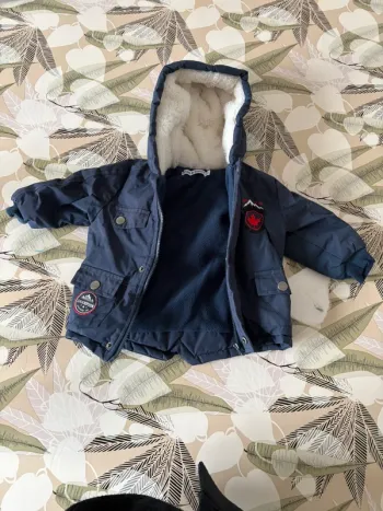 Manteau bleu marine Tom&Kiddy