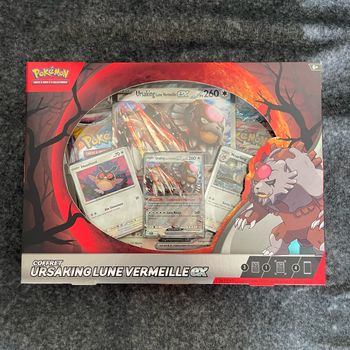 Pokémon-Coffret Ursaking lune vermeille ex