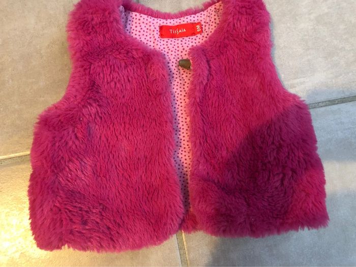 Gilet sans manches fille 6 mois