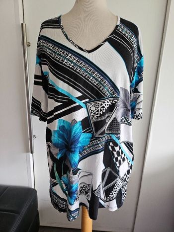 Tee-shirt blouse Marcelle griffon T 5 (48/50)