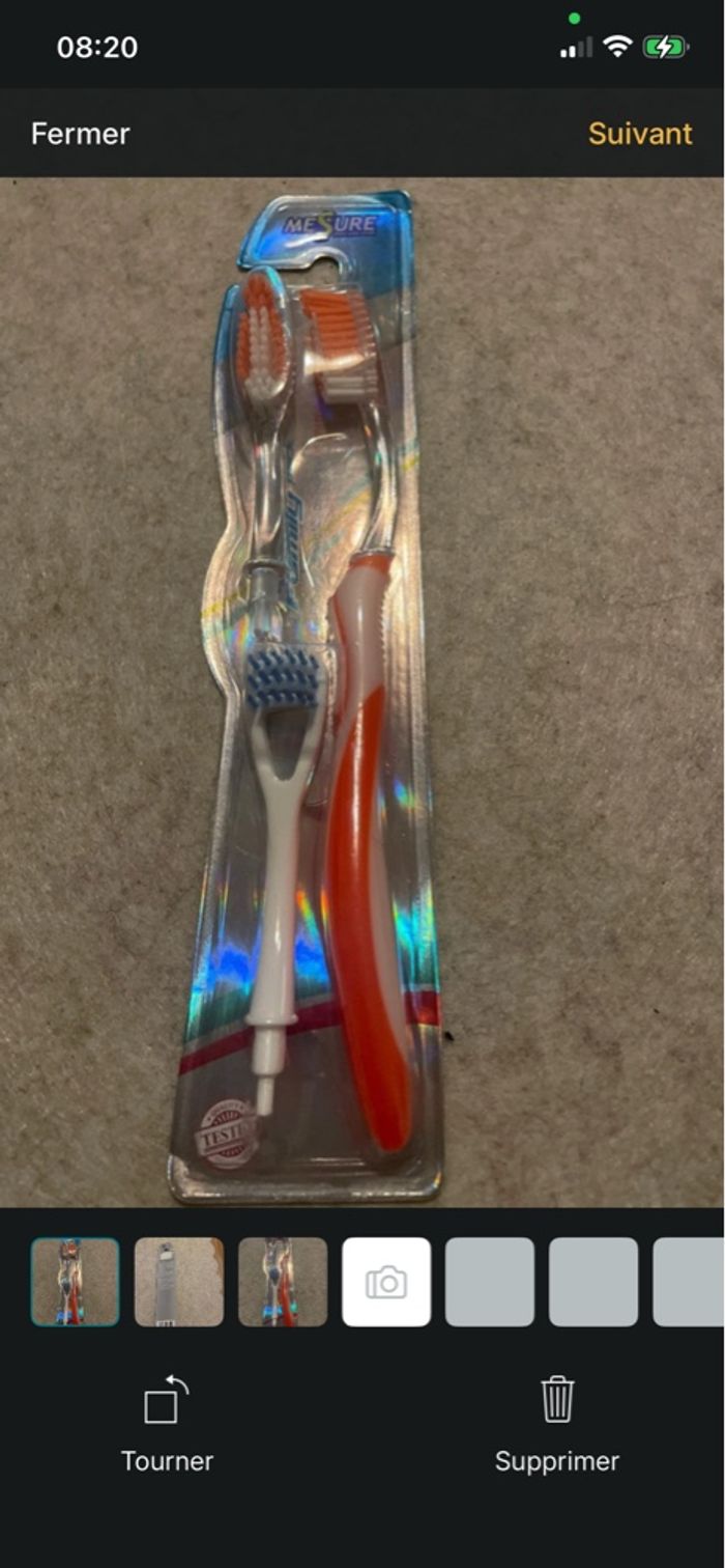 Brosse à dents Mesure neuve avec têtes interchangeables