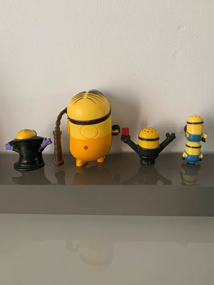 Lot de 4 Figurines Minions – Moi, moche et méchant - photo numéro 2
