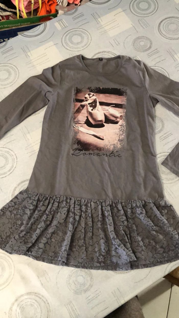 Teeshirt long manches longues 12 ans « ballerines »