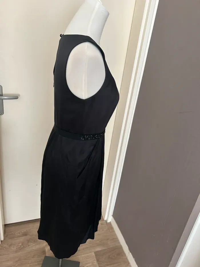 Manoukian, robe noir, satinée femme, taille M/38 - photo numéro 6