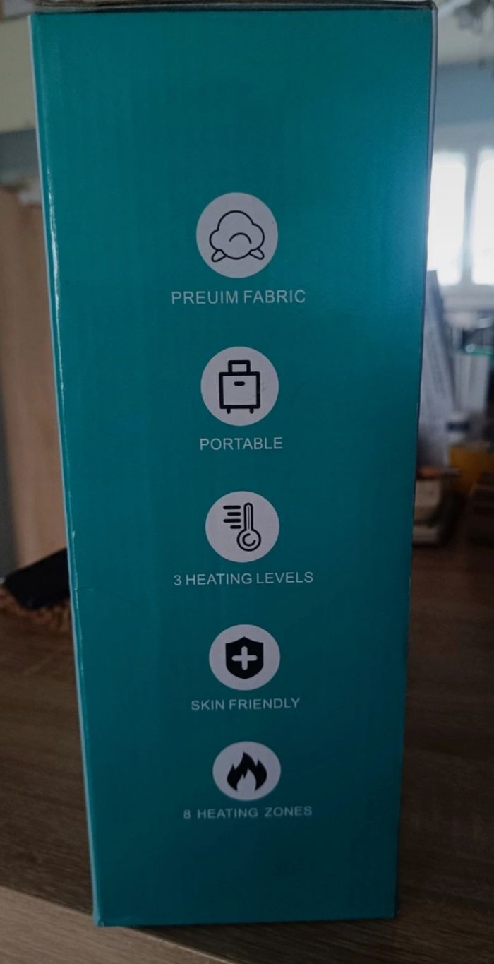 Couverture poncho chauffante - photo numéro 6