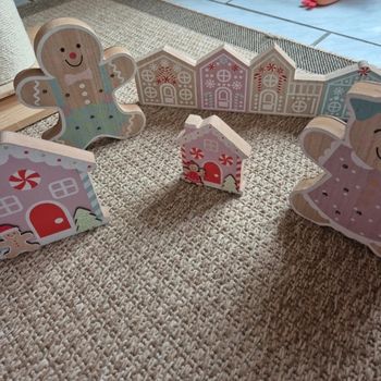 Village Noël en bois