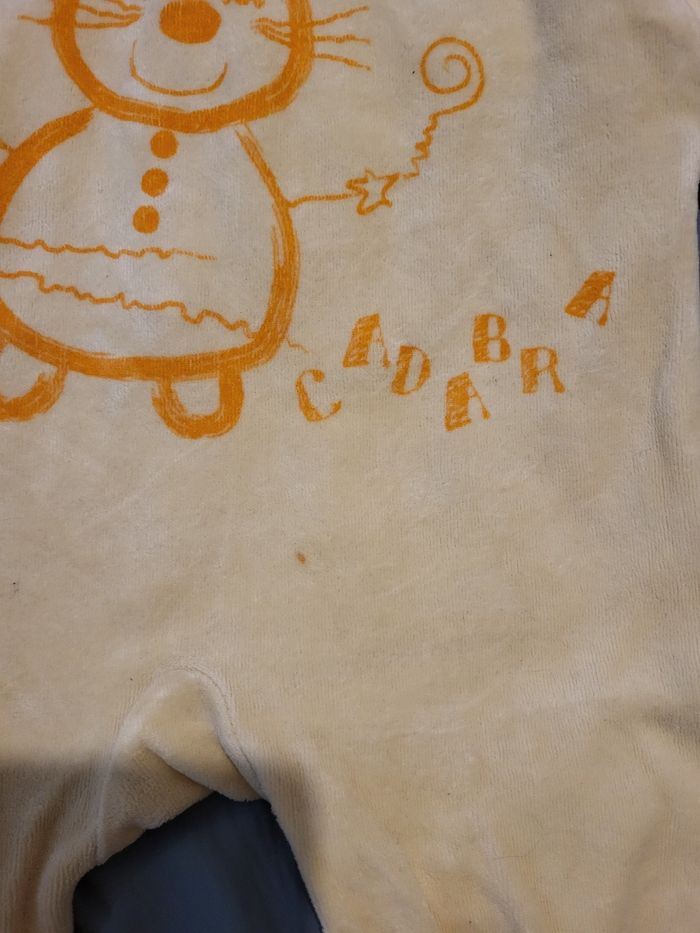 Pyjama jaune à pression Tex - photo numéro 2