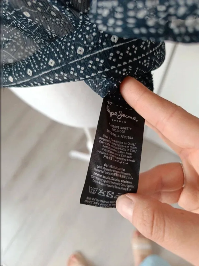 Haut Pepe Jeans femme – Taille S – Transparence élégante - photo numéro 4